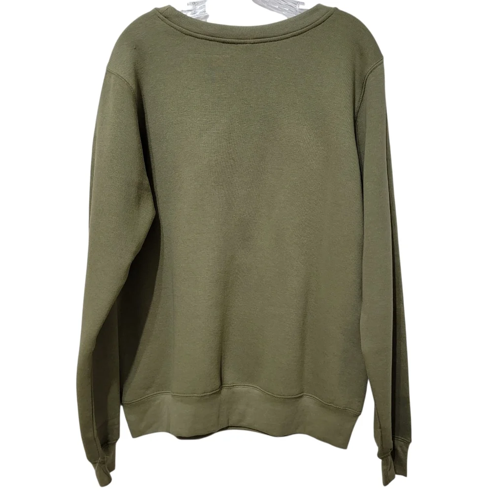 Pacific & Co | Crazy Cat Lady Club Sweatshirt in Willow Green - Picture 2 of 6